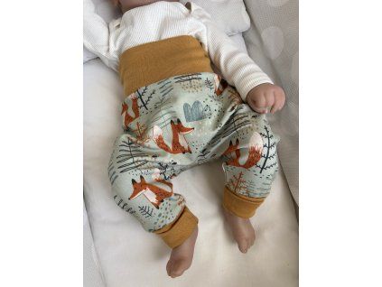 Baby tepláčky, vel. 62 (cca 0 - 3 měs.)