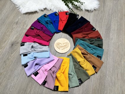 Čelenka s křížením, vel. 54 (cca  8 - DÁMSKÁ)