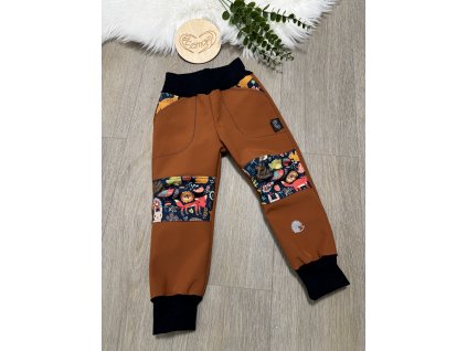 Softshellové kalhoty S FLEESEM (zateplené), vel. 86/92