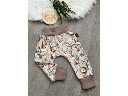 Baby tepláčky, vel. 74 (cca 6 - 9 měs.)