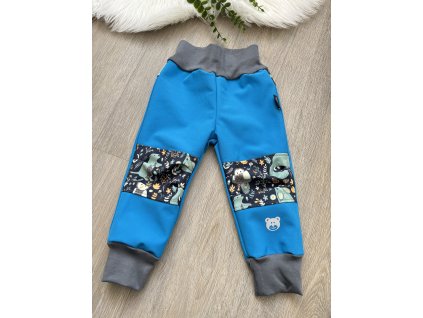 Softshellové kalhoty s fleesem (zateplené), vel. 74/80 a 80/86