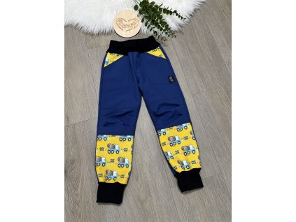 Softshellové kalhoty S FLEESEM (zateplené), vel. 98/104