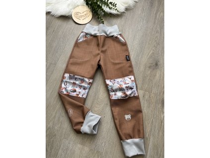 Softshellové kalhoty JARNÍ (celoroční), vel. 104/110