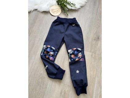 Softshellové kalhoty JARNÍ (celoroční, vel. 110/116