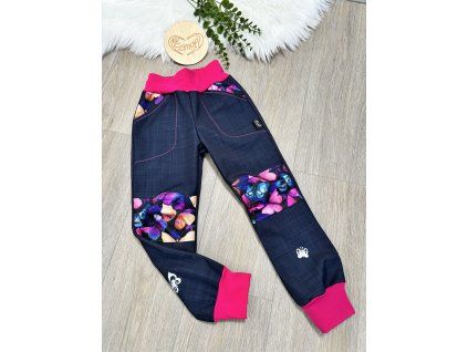 Softshellové kalhoty JARNÍ (celoroční), vel. 110/116