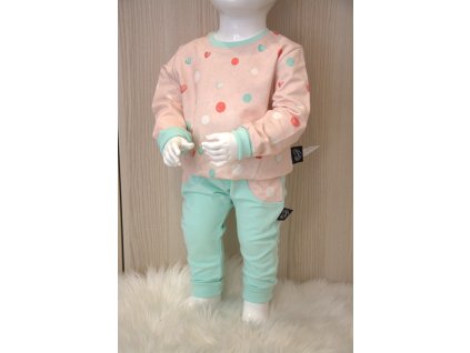 Tepláková souprava - mikina Basic + Baby tepláčky, vel. 80 (cca 9-12 měs.)