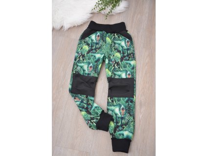 Softshellové kalhoty s fleesem (zateplené), vel. 116/122