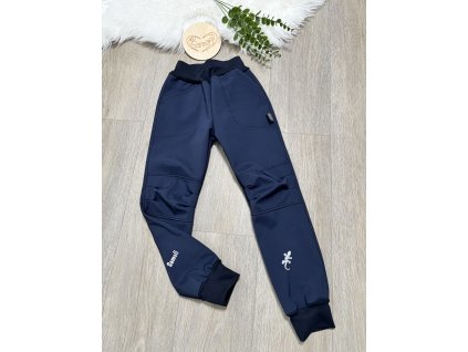 Softshellové kalhoty S FLEESEM (zateplené), vel. 140/146