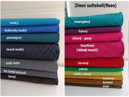 soft zimní barevnice