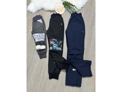 Softshellové kalhoty s BERÁNKEM (teplé), vel. 80-158
