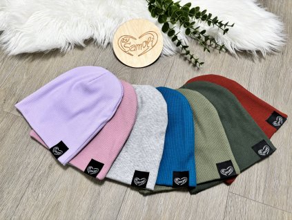 Žebrovaná čepice, vel. 1-5 let